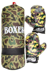 Bokszak voor Kinderen Camouflage